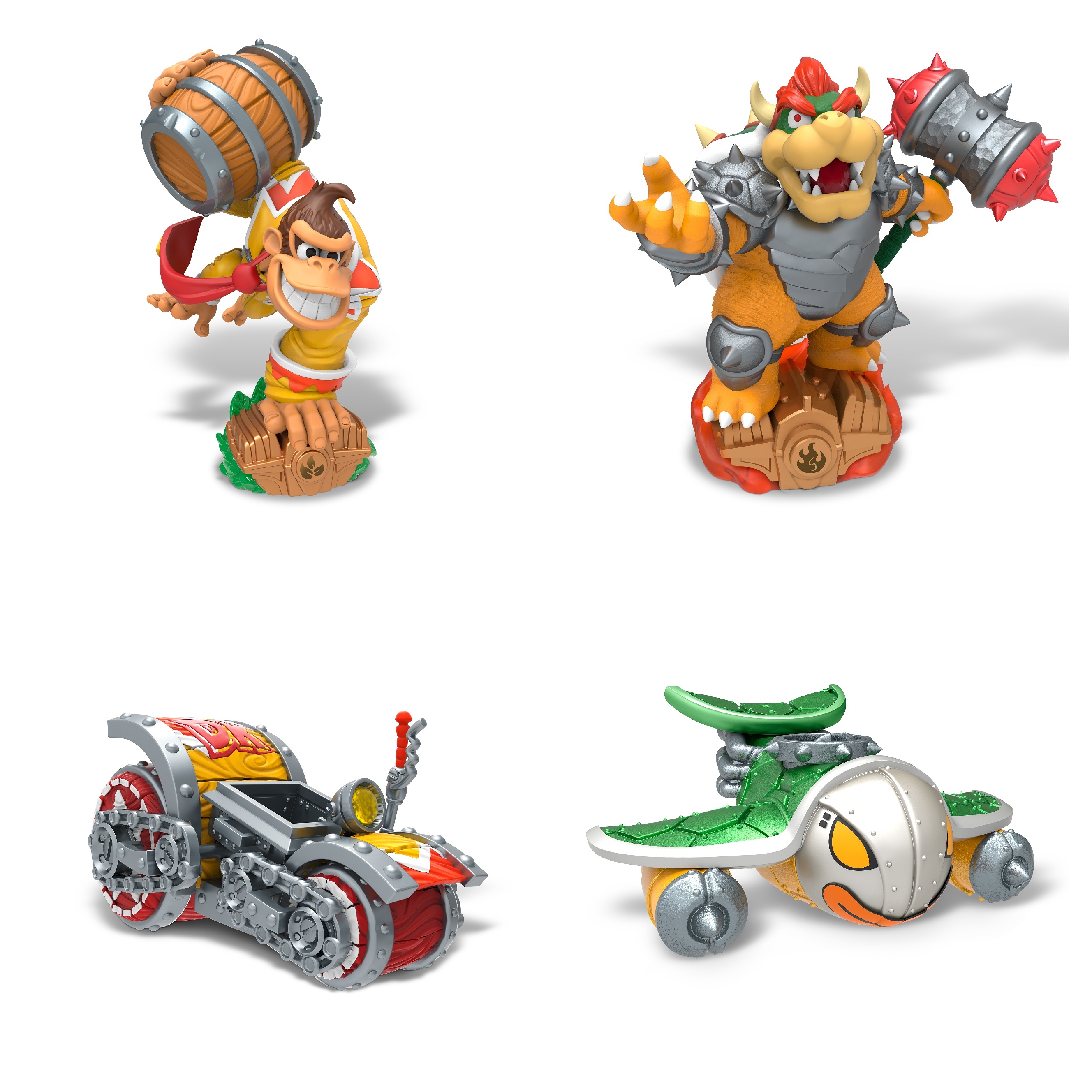 Donkey Kong and Bowser in Skylanders Superchargers