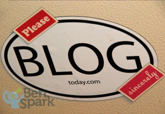 Blog sticker