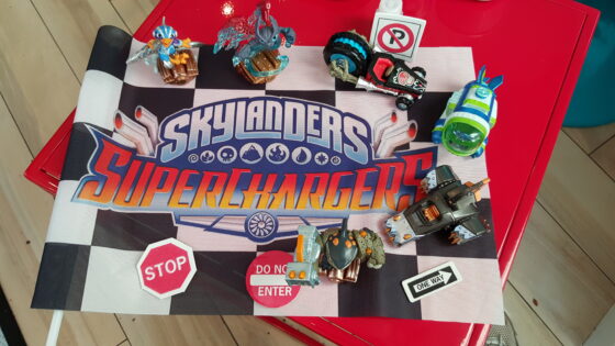 Skylanders SuperChargers on display to play at the Playdate in NYC
