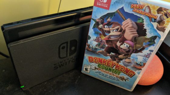 Our copy of Donkey Kong Country Tropical Freeze on the Nintendo Switch