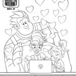 Ralph Breaks The Internet Coloring Page Yesss
