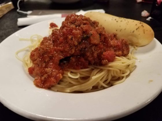 Pasghettis Spaghetti and Meat Sauce