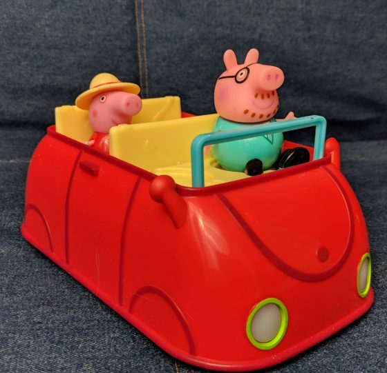 Peppa Pig and Daddy Pig and the Car