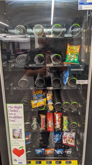 almost clear vending machine