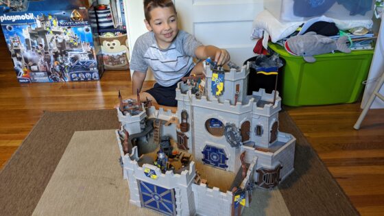 Setting up the castle