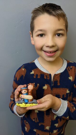 Andy and His Clay Creation