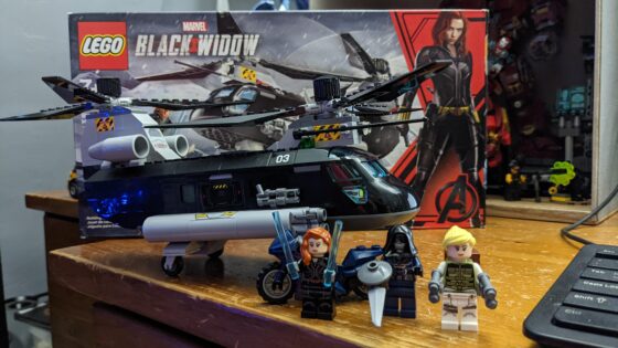 Black Widow LEGO Set