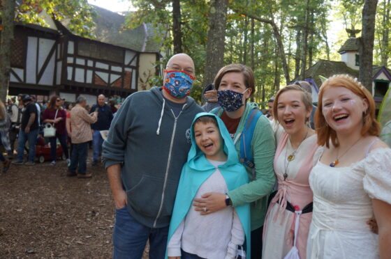 Family at the Faire