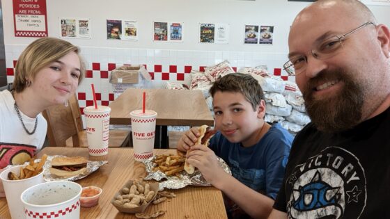 Lunch at Five Guys