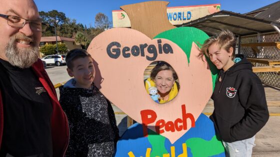 At Georgia Peach World