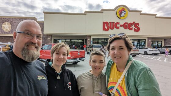 stopping at Buc-ees