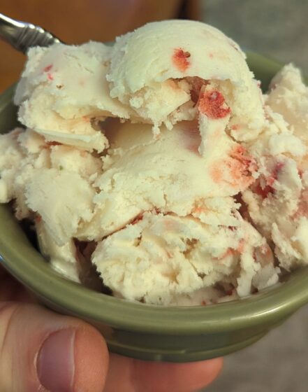 strawberry Pineapple ice cream