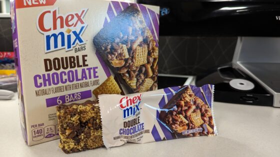 Double chocolate Chex Mix Bars